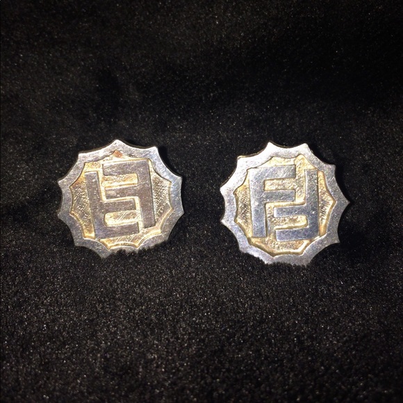 Fendi Jewelry - Fendi mid century Stirling silver antique earrings